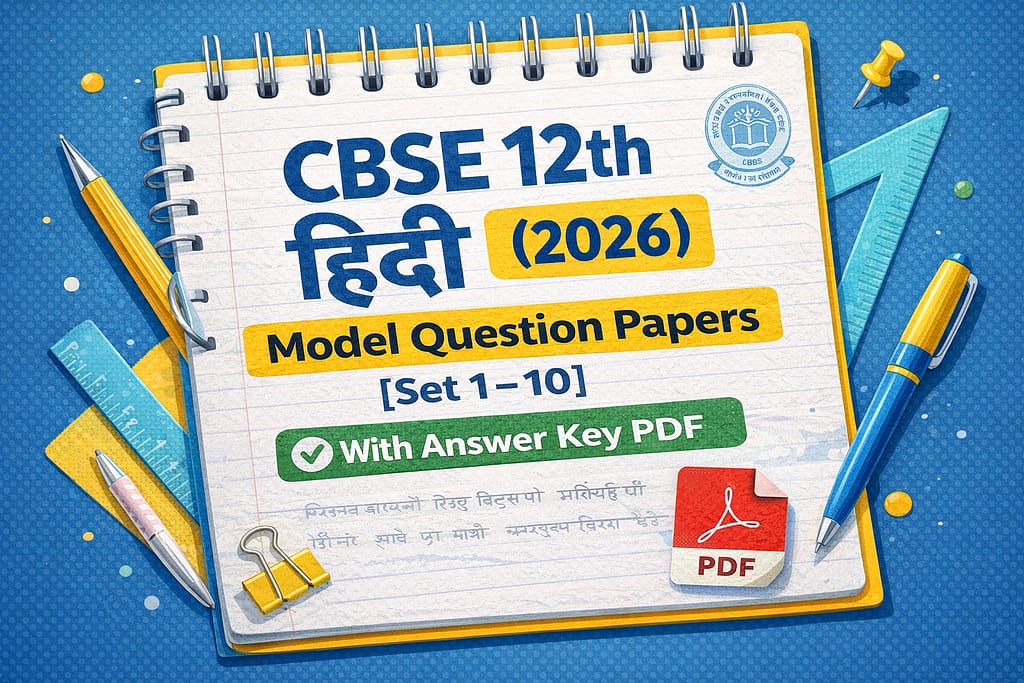CBSE Class 12 English Model Question Paper 2026