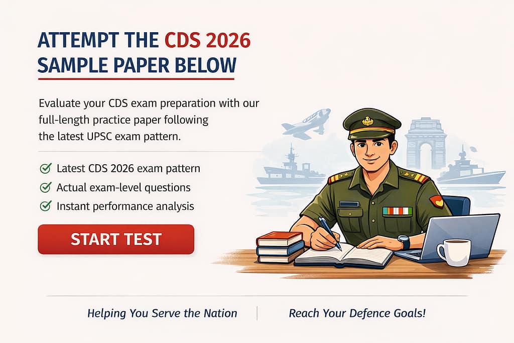 CDS 2026 Sample Paper – English
